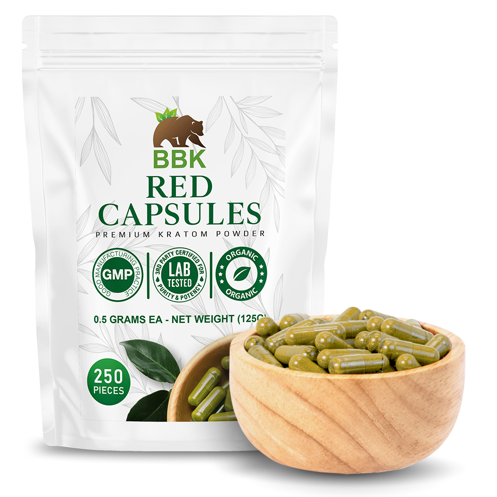 Premium Red Kratom Capsules