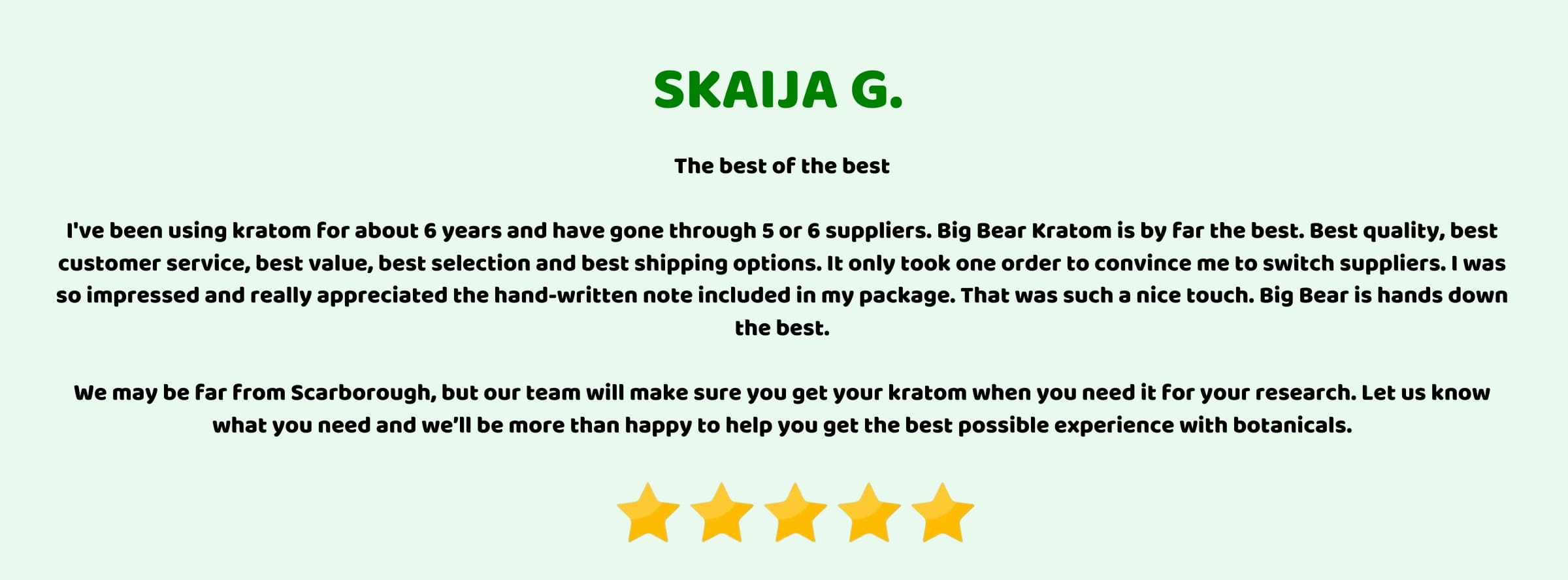 image of big bear kratom review