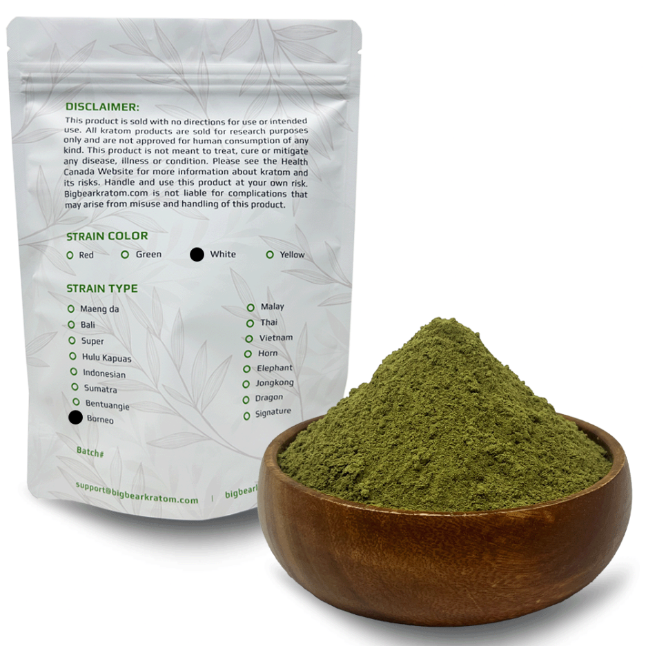 White Vein Borneo Kratom 